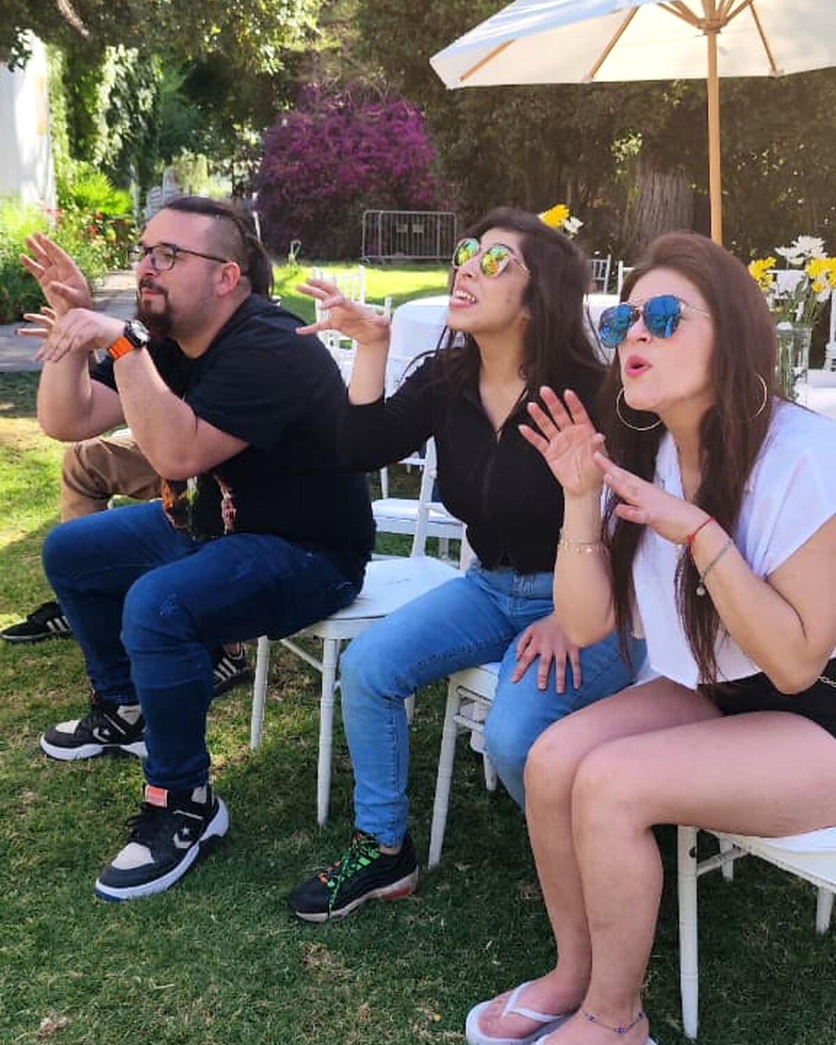 Público participando en animación corporativa