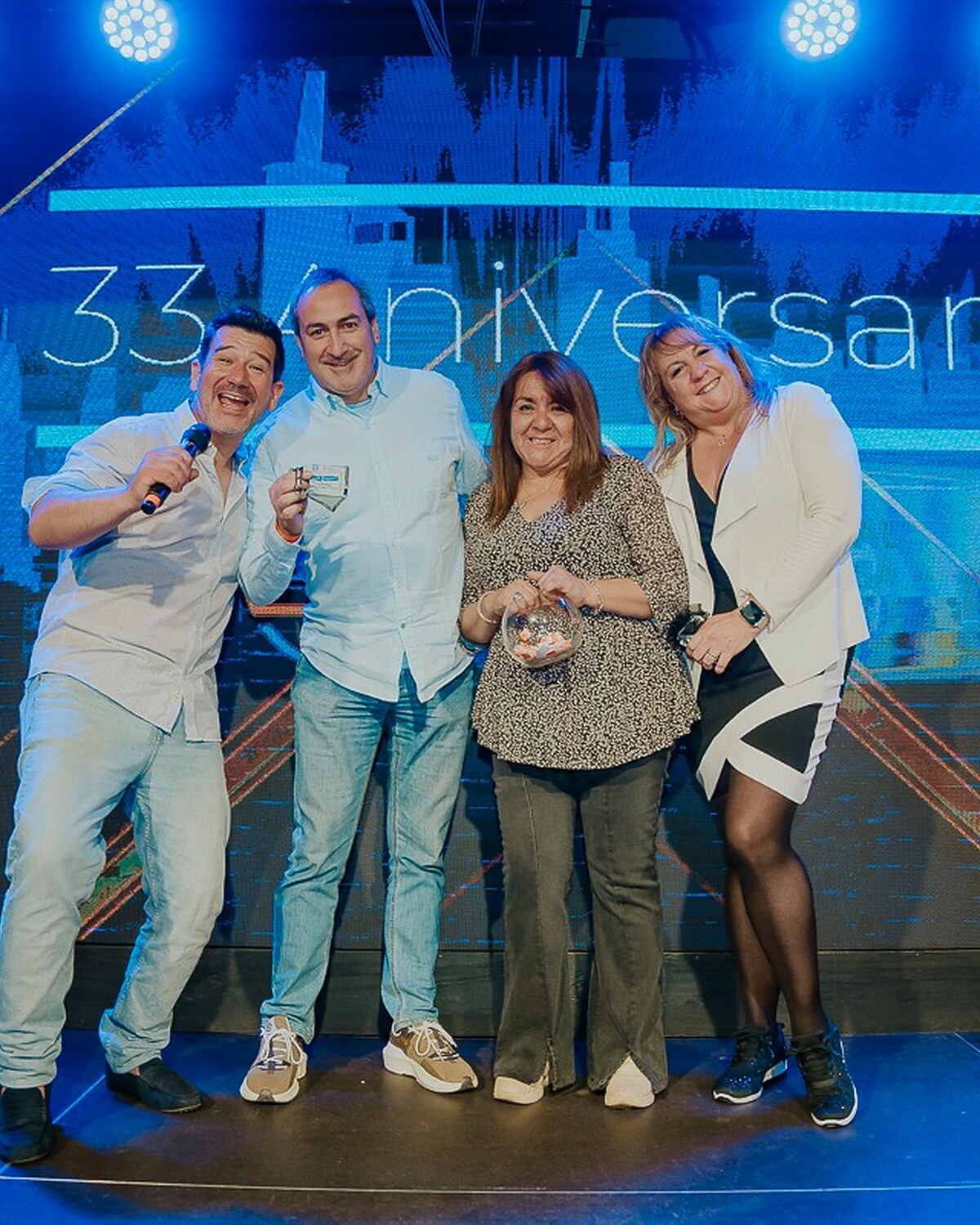 Reconocimiento durante aniversario corporativo